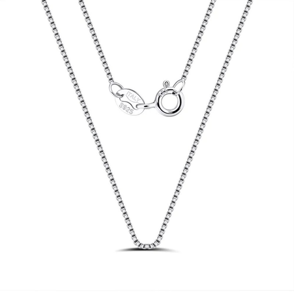 Kids Italian 925 Sterling Silver Box Chain - Picture 3 of 12